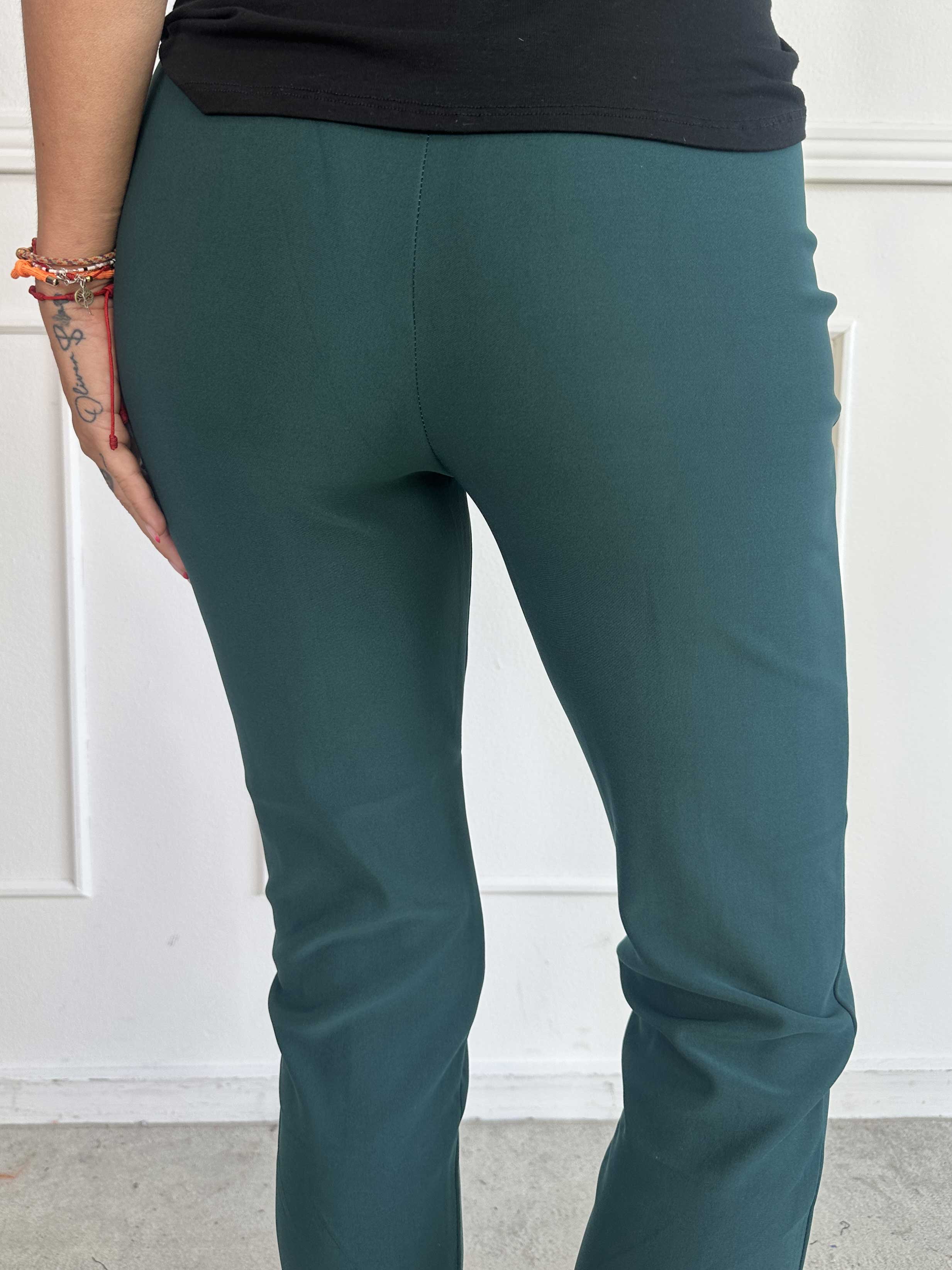 Jolie - Elastiske bløde leggings med guld knapper
